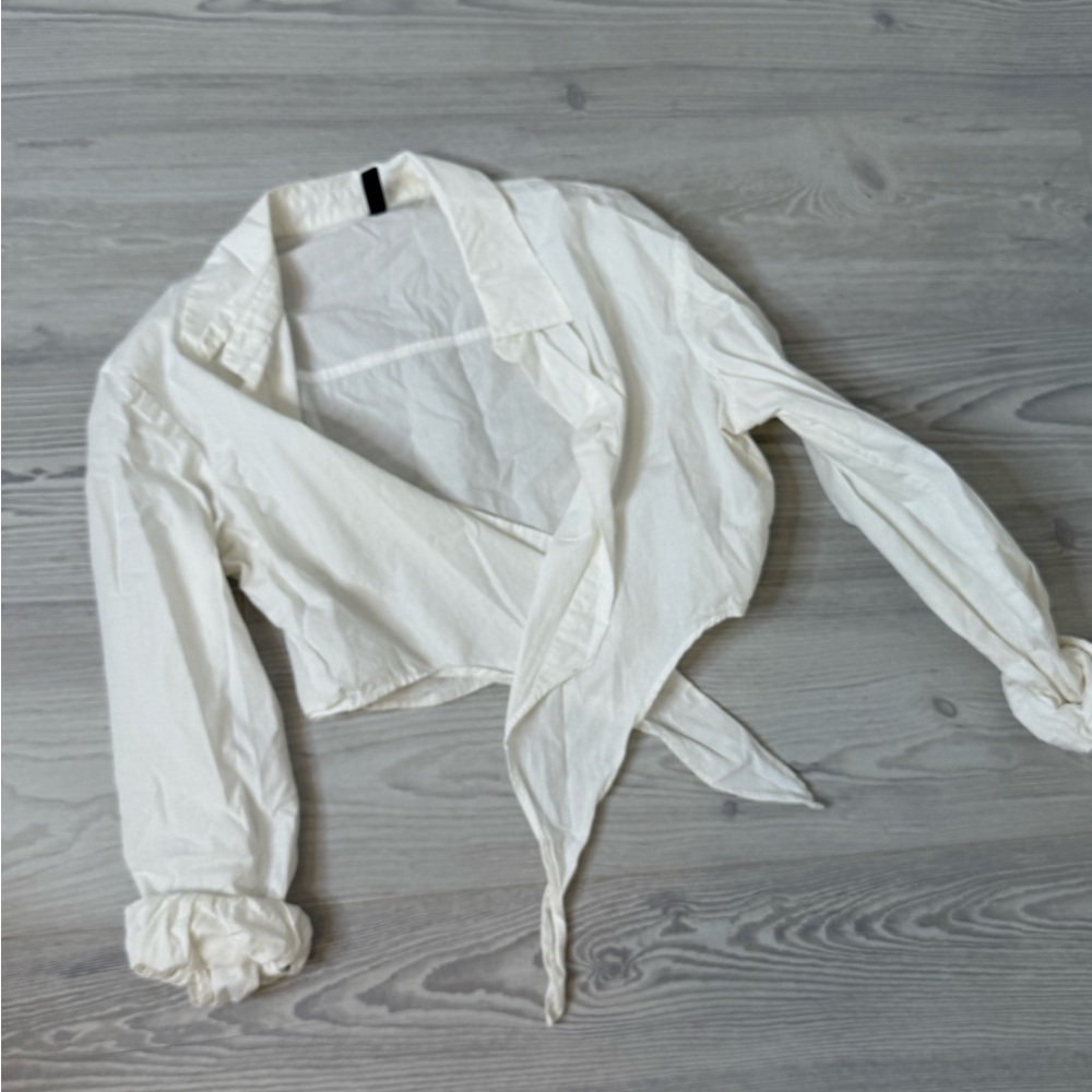 H&M Divided Cream Blouse